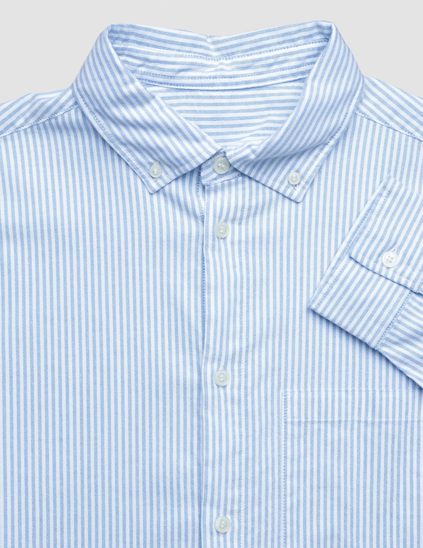 All-Day Oxford Shirt Light Blue Stripes